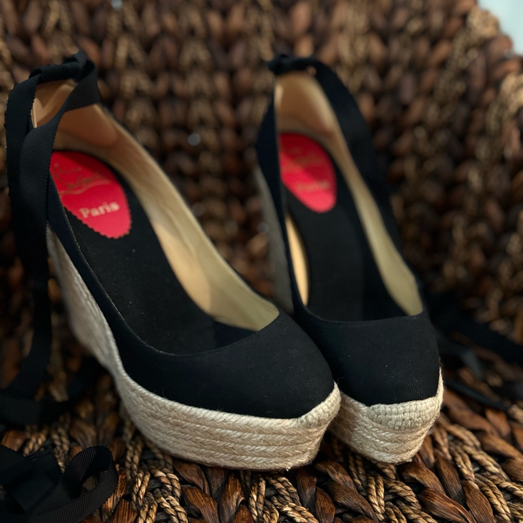 Christian Louboutin Formentera Espadrille Wedge
